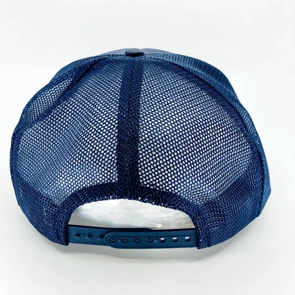 Vintage Syracuse University Blue Amtex Snapback Trucker Hat